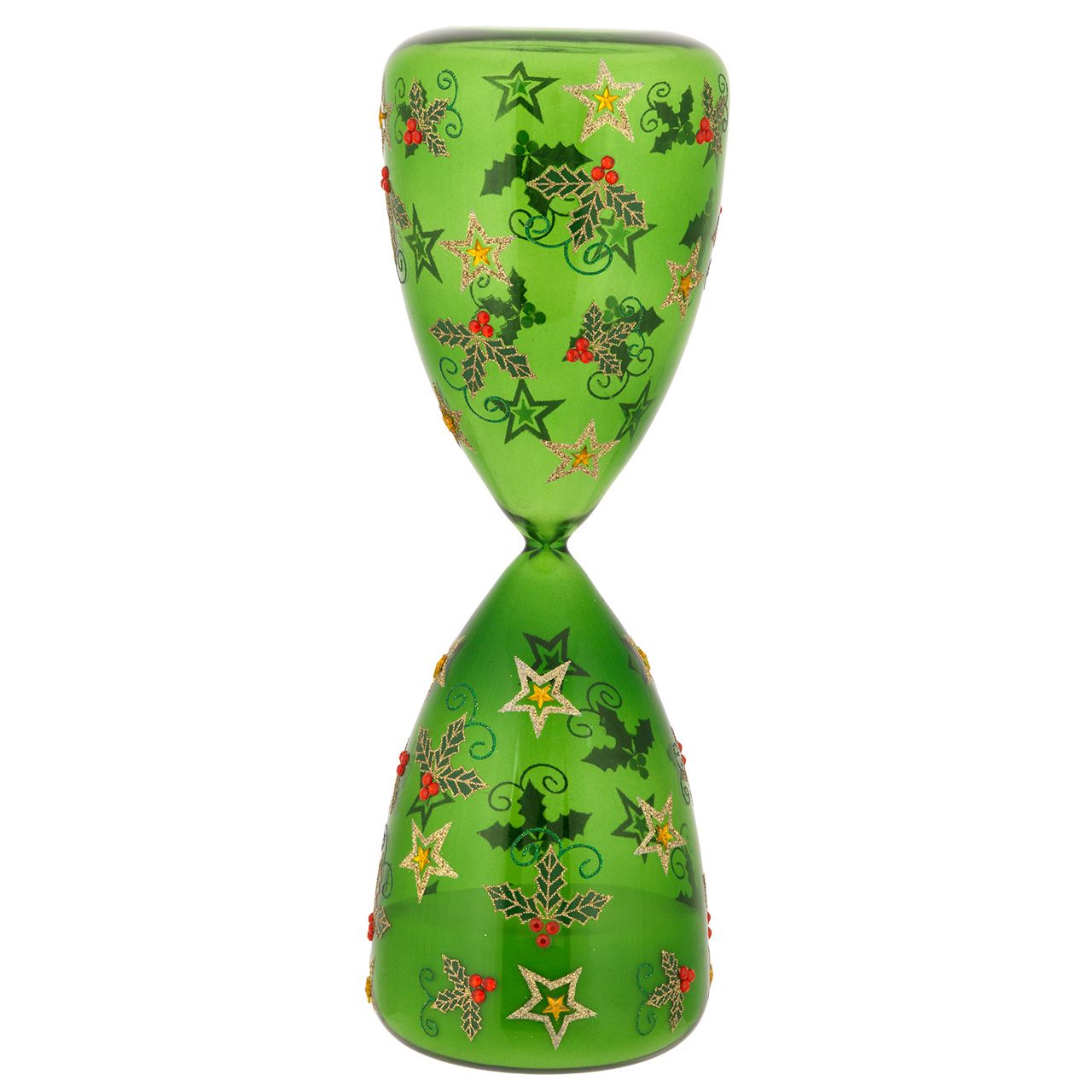 CLESSIDRA 10*30 - 60 MIN. CON AGRIFOGLI VERDE